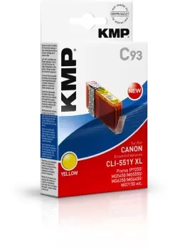 Image of KMP C93 ink cartridge Yellow