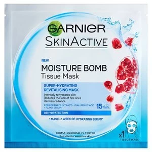Image of Garnier Moisture Bomb Pomegranate Hydrating Face Sheet Mask