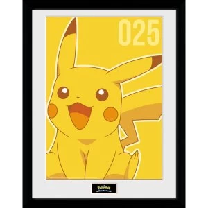 Image of Pokemon Pikachu Mono Collector Print