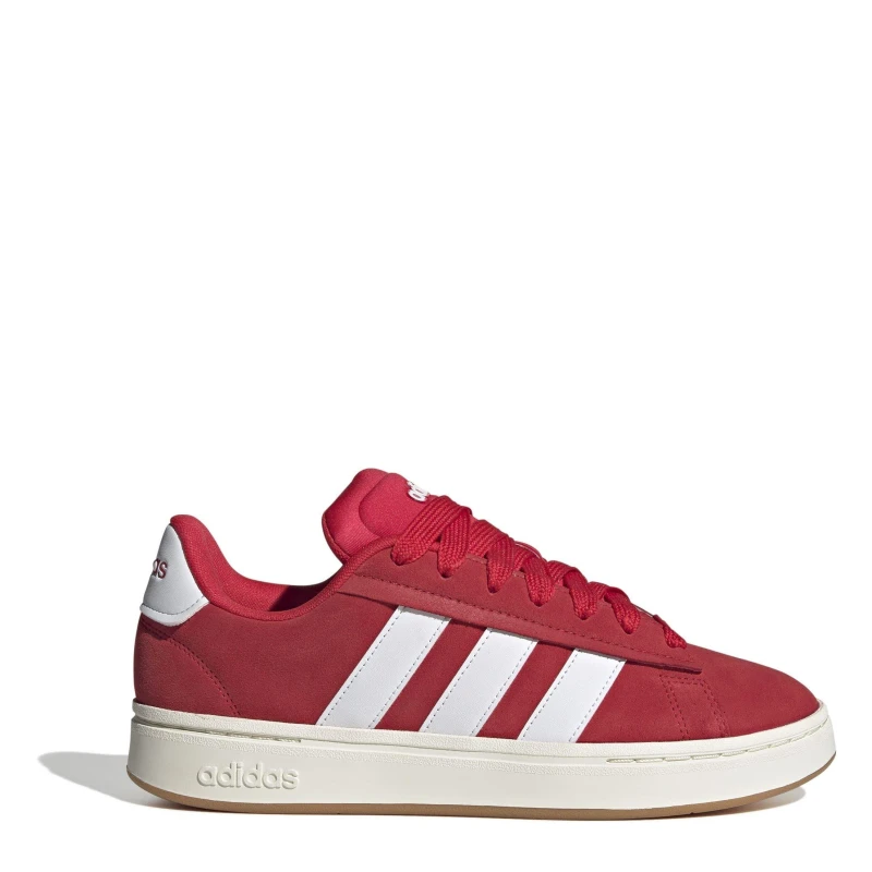 Image of adidas Grand Court Alpha 00s Trainers Mens Ruby/White/Ruby male 8 (42)