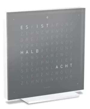 Image of QLOCKTWO Touch Pure Earl Grey Tea Table Clock