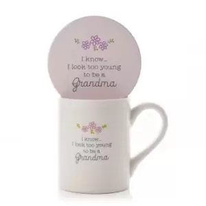 Image of Love Life Mug & Coaster Set - Grandma
