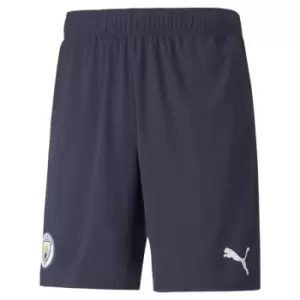 Image of Puma Manchester City Third Shorts Adults - Blue