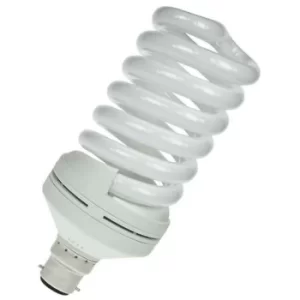 Image of CFL Helix Spiral 55W BC-B22d (200W Equivalent) 2700K Warm White Frosted 3150lm BC Bayonet B22 Energy Saving Compact Fluorescent Opal Bright Light