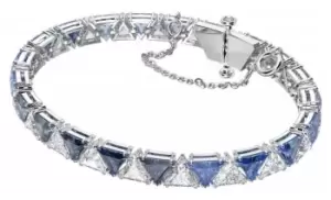 Image of Swarovski 5614925 Millenia Blue and White Triangle Crystal Jewellery