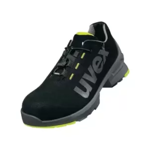 Image of Uvex - 8544/8 Black/Yellow Safety Trainers - Size 4 - Black