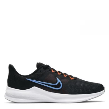 Image of Nike Downshifter 11 Running Shoes Mens - Black/Blue/Orng