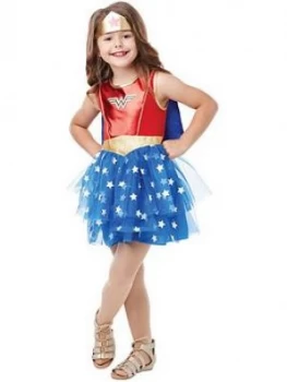 Image of DC Comics Girls Wonder Woman Costume, One Colour Size M Women