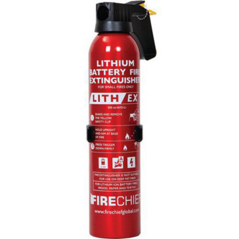 Image of Firechief 500ml Lithex Fire Extinguisher Red