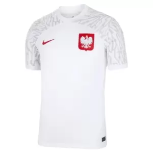 Image of Nike Poland Home Shirt 2022/2023 Mens - White