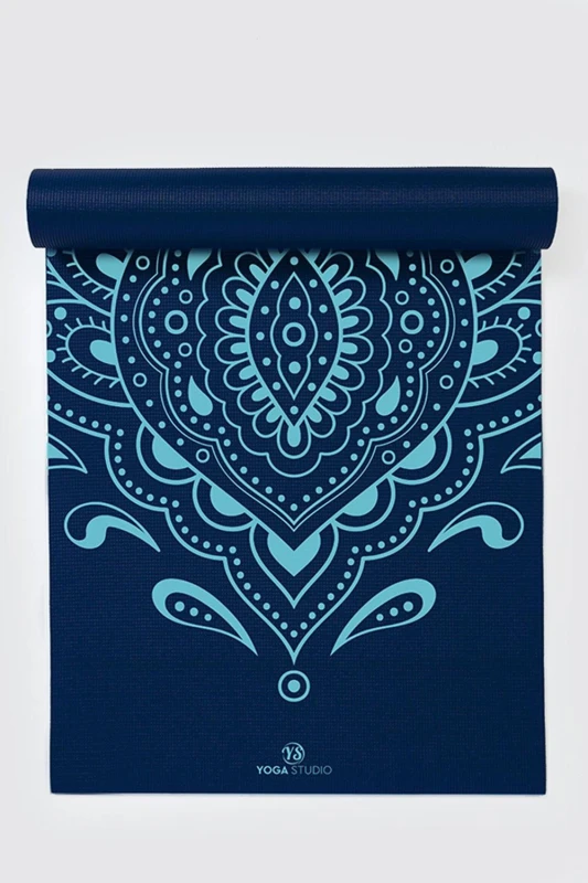 Image of Yoga Studio Mysterious Peacock Designed Yoga Mat 6mm Multi unisex