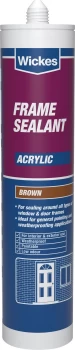 Image of Wickes Frame Acrylic Sealant - Brown 310ml