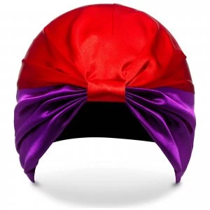Image of SILKE Hair Wrap The Dita - Purple and Red
