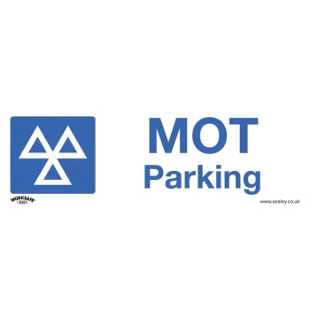 Image of Safety Sign - MOT Parking - Self-Adhesive Vinyl