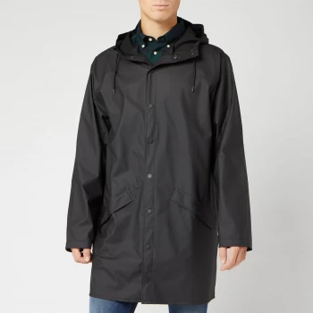 Image of Rains Long Jacket - Black - XS/S