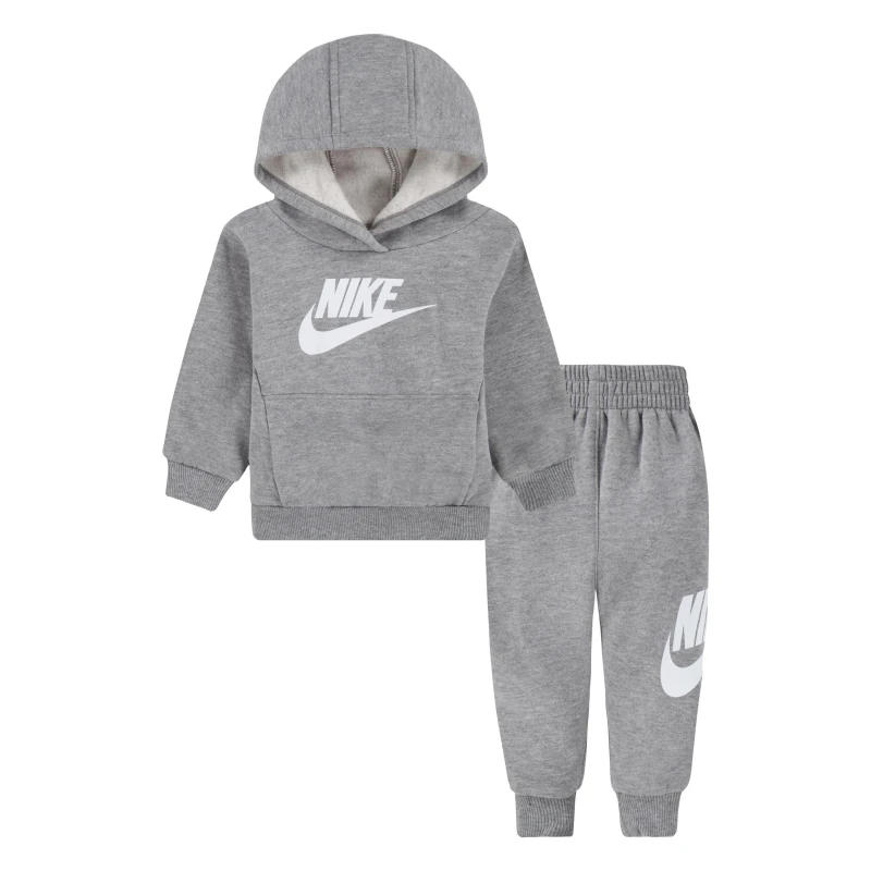 Image of Nike Fleece Tracksuit - Grey Grey 3 - 6 Months
