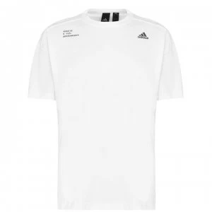 Image of adidas Mens Athletics Tech T-Shirt - White