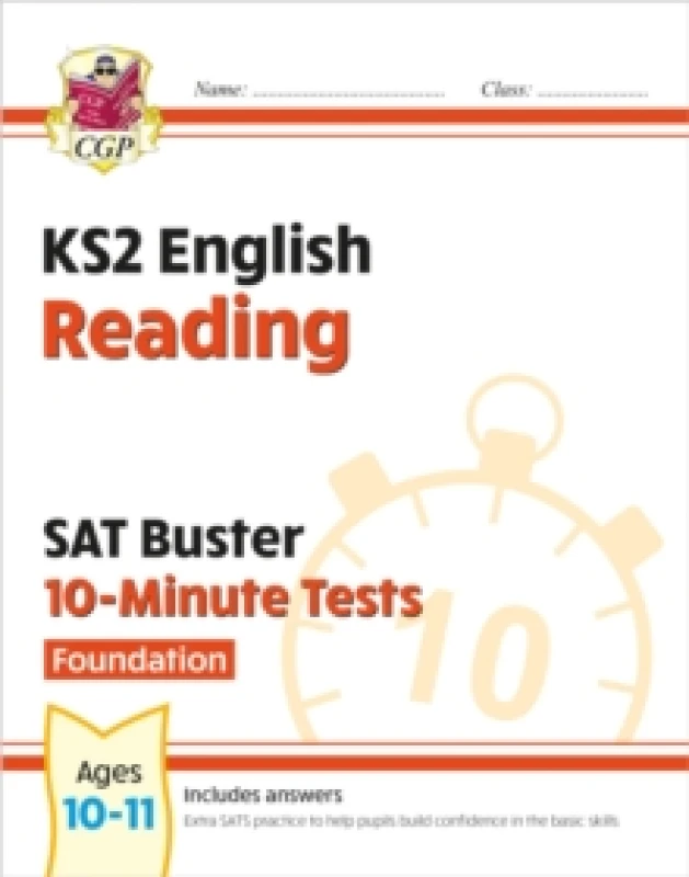 Image of KS2 English SAT Buster 10-Minute Tests: Reading - Foundation (for the 2026 tests) Paperback / softback