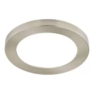Image of Spa 164mm Tauri LED Flush Ceiling Light Ring Satin Nickel
