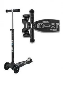 Image of Micro Scooter Maxi Micro Deluxe - Black / Grey