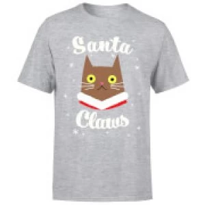 Image of Santa Claws T-Shirt - Grey - 3XL