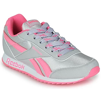 Image of Reebok Classic REEBOK ROYAL CLJOG 2 Girls Childrens Shoes Trainers in Grey,5,9.5 toddler,10 kid,11 kid,11.5 kid,12 kid,1 kid,2.5,9.5 toddler,12.5 kid,