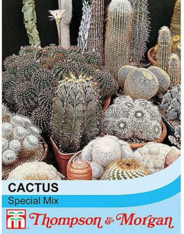 Image of Thompson & Morgan Cactus T&m Special Mix 1 Seed Packet (80 Seeds)