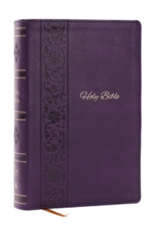 Image of KJV Holy Bible: Personal Size Giant Print, Purple Leathersoft, Red Letter, Comfort Print: King James Version Leather / fine binding