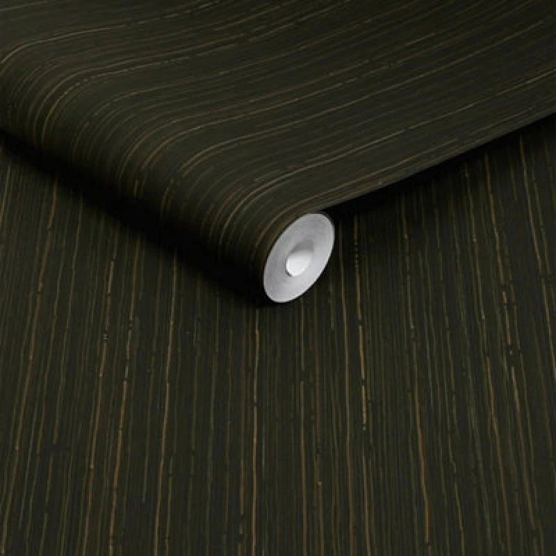 Image of Abigail Ahern Fibre Stripe Forest Wallpaper Wallpaper One size Green 73456715000