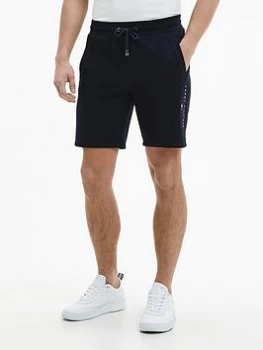 Image of Tommy Hilfiger Essential Tommy Sweat Shorts - Desert Sky , Desert Sky, Size L, Men