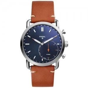 Image of Fossil Mens Q Commuter Stainless Steel Smartwatch - FTW1151