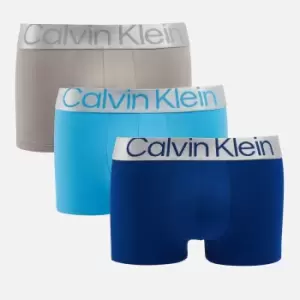 Image of Calvin Klein Three-Pack Low Rise Stretch-Jersey Trunks - L