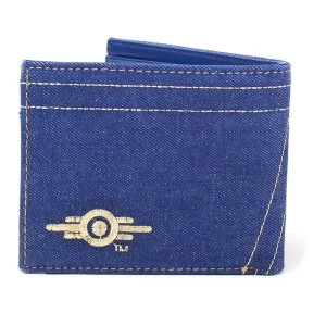 Image of Fallout - Vault 76 Vintage Denim Mens One Size Wallet - Blue
