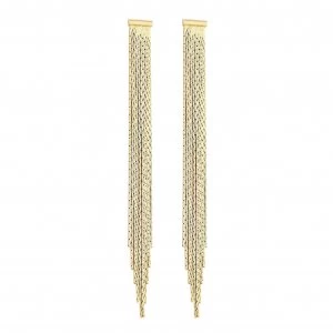 Image of Lipsy Gold Colour Slinky Earrings