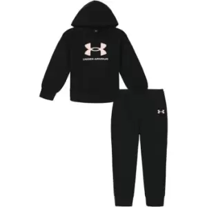 Image of Under Armour Armour Big Logo Set Infant Girls - Black