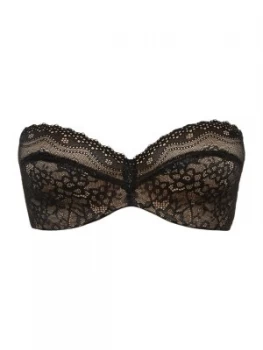 Image of b.temptd B.enticing strapless contour bra Black