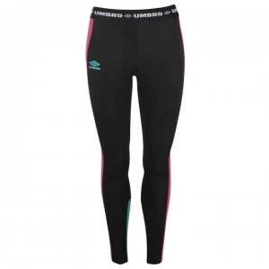Image of Umbro Islander Leggings - Black/BerryPink