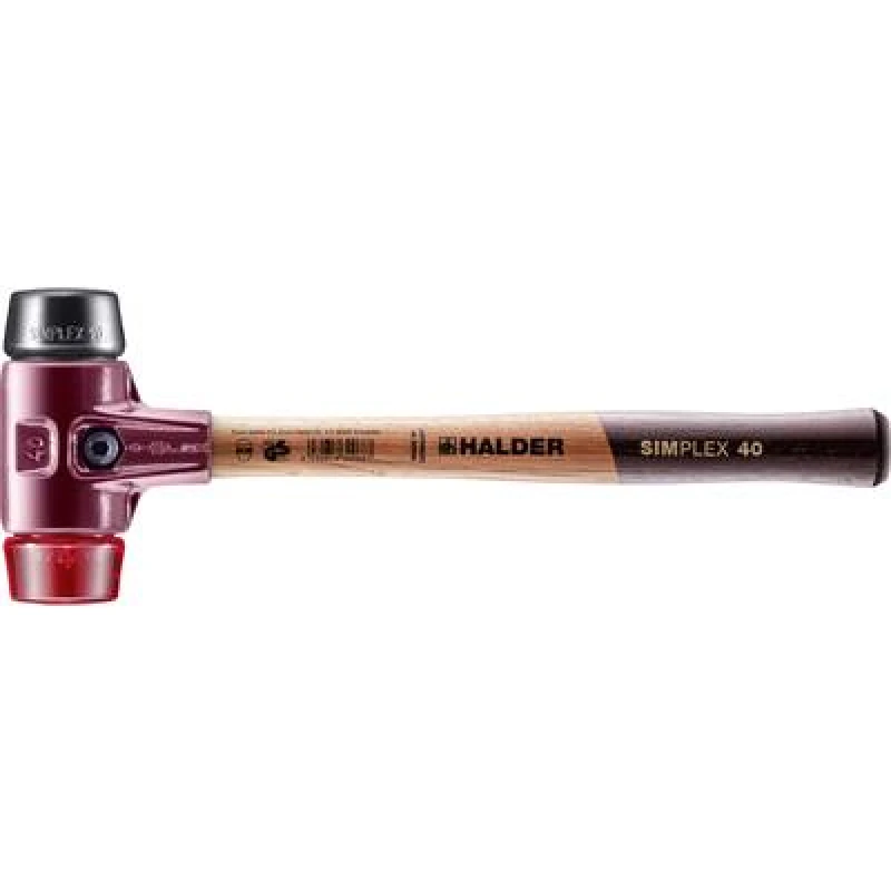 Image of Halder Halder SIMPLEX 3026.040 Soft-face hammer Ergonomic handle, Hard, Semihard 640g 325mm 3026.040
