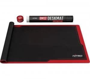Image of DM12 Deskmat Gaming Surface, 1200 x 600 mm - Red