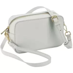 Image of Boutique Crossbody Bag (One Size) (Soft Grey) - Bagbase