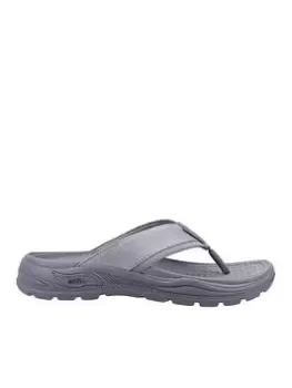 Image of Skechers 204345 - Arch Fit Motley Sd - Dolano Sandle, Charcoal, Size 7, Men