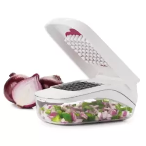 Image of OXO Softworks Vegetable Chopper White and Grey