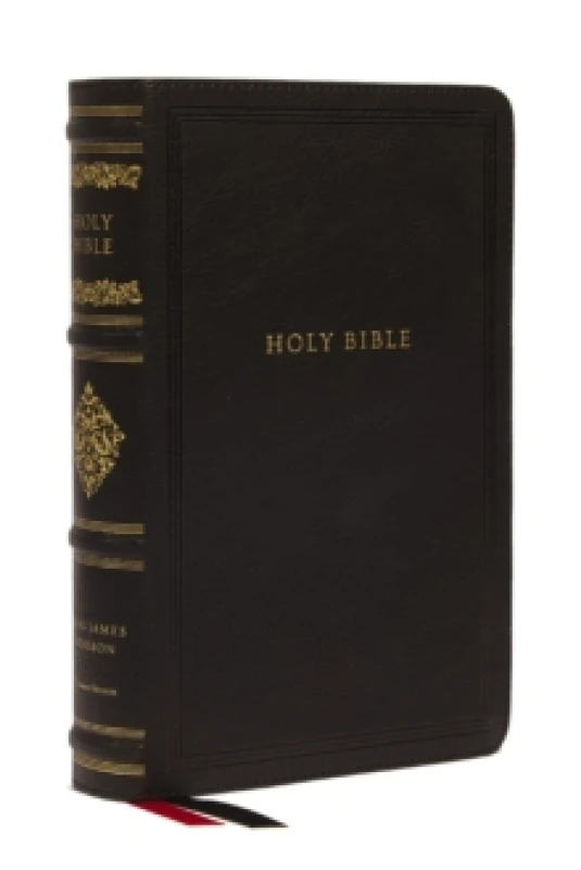 Image of KJV Large Print Reference Bible, Black Leathersoft, Red Letter, Comfort Print, Thumb Indexed (Sovereign Collection) : Holy Bible, King James Version L