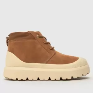 Image of UGG neumel weather hybrid boots in beige & brown