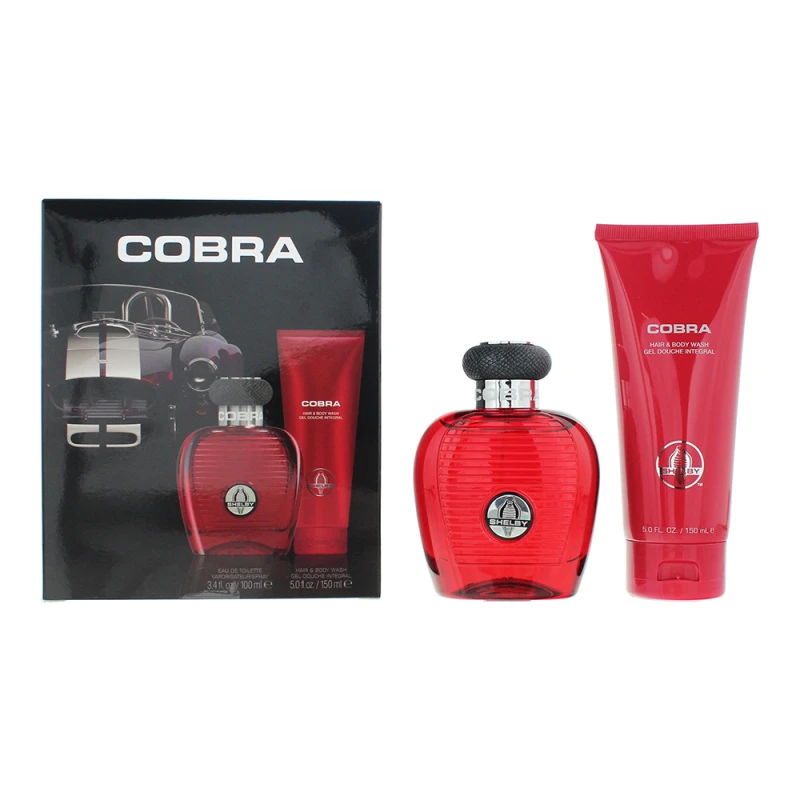 Image of Carroll Shelby Red Cobra 2 Piece Gift Set: Eau de Toilette 100ml - Hbw 150ml