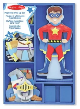 Image of Melissa and Doug Magnetic Wooden Dress Up Doll Billy