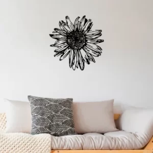 Image of Daisy 2 Black Decorative Metal Wall Accessory