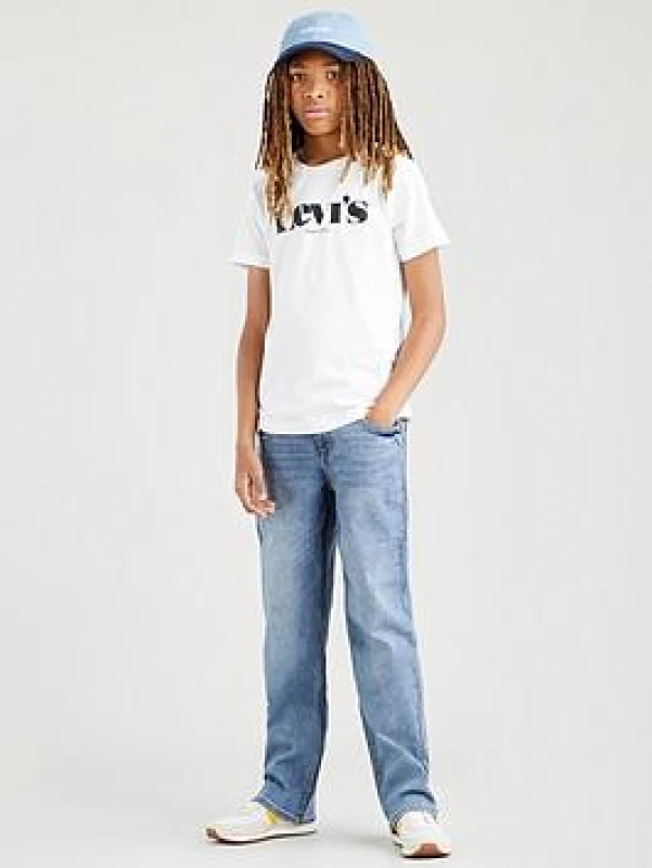 Image of Levis Loose Jeans Juniors - Blue Blue One Size