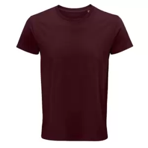 Image of SOLS Mens Crusader Organic T-Shirt (M) (Burgundy)
