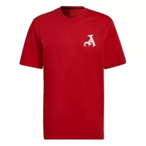 Image of adidas Arsenal T-Shirt Mens - Red